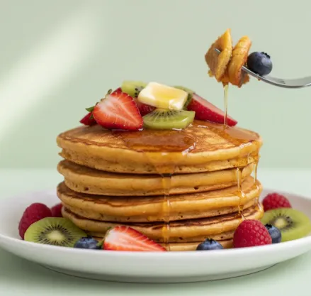 Sweet potato pancake plate