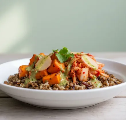 Vegan gut reset bowl