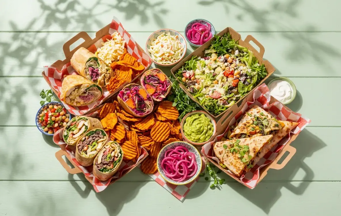 Pure eats LIC healthy catering plates