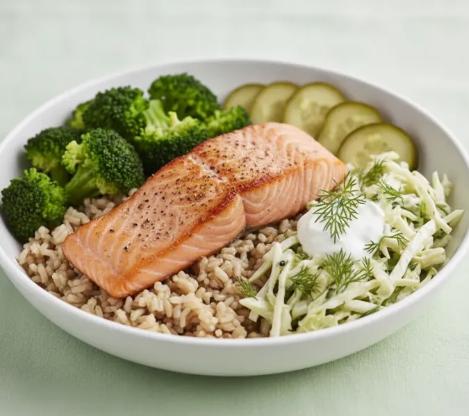 Brooklyn salmon plate